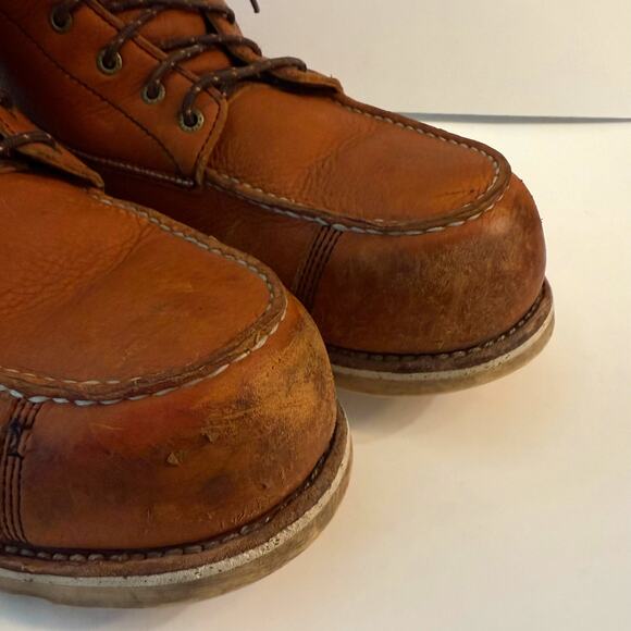 Red Wing Irish Setter Work Boots Size 14 Wingshooter Brown Leather Safety Toe - Picture 9 of 16